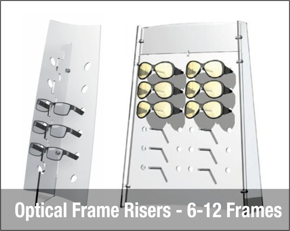 Countertop Optical Displays & Eyewear Frame Risers | Frame Displays