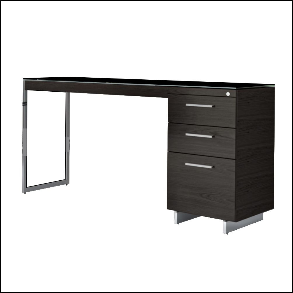 6112 Optical Dispensing Table - CHARCOAL / SATIN NICKEL