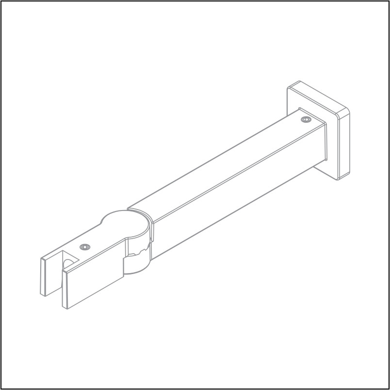 Alumina Rotating Mounting Sets - White Locking and Non-Locking Rods
