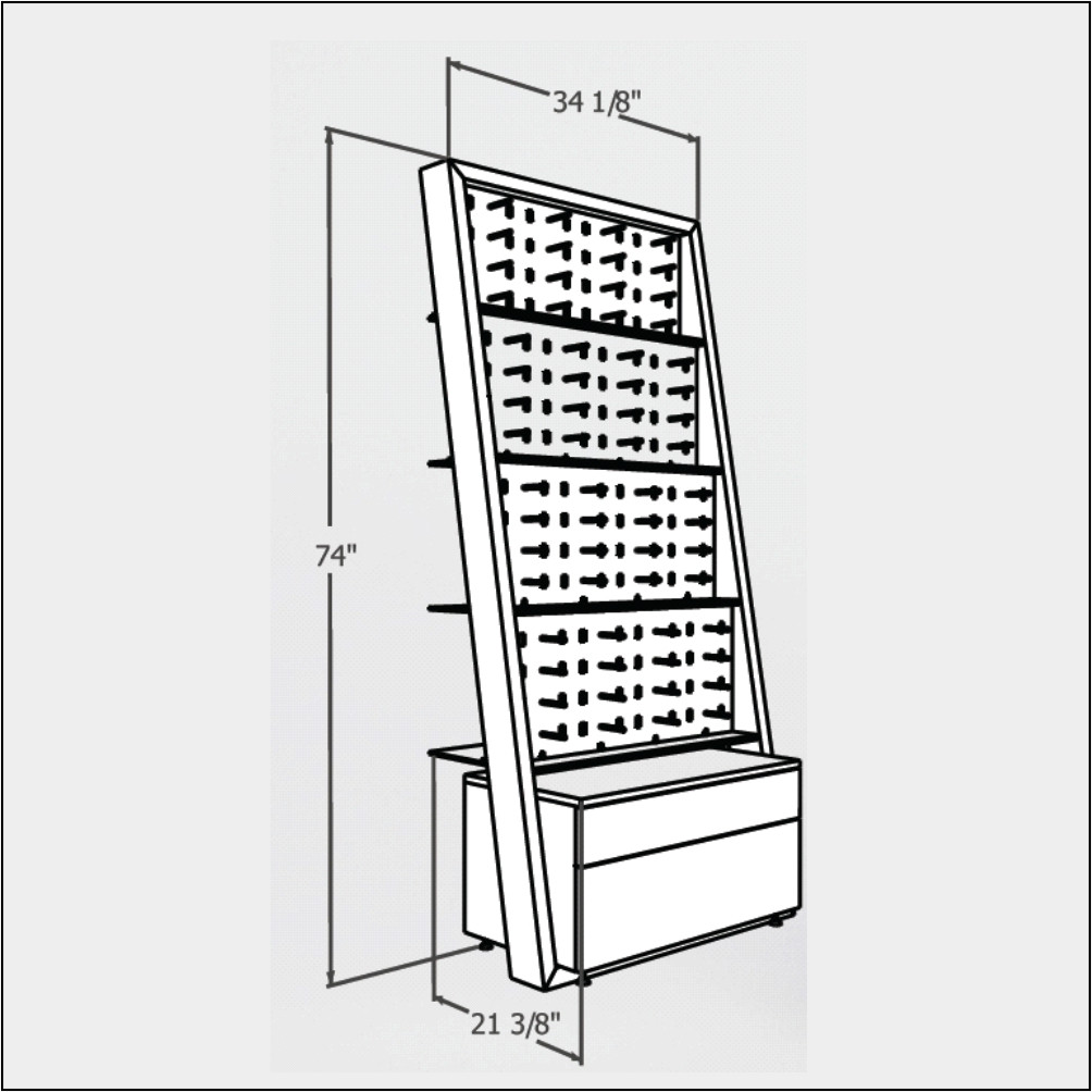 Mounted Frame Display Eileen Wall Mounted Optical Frame Display Shelves
