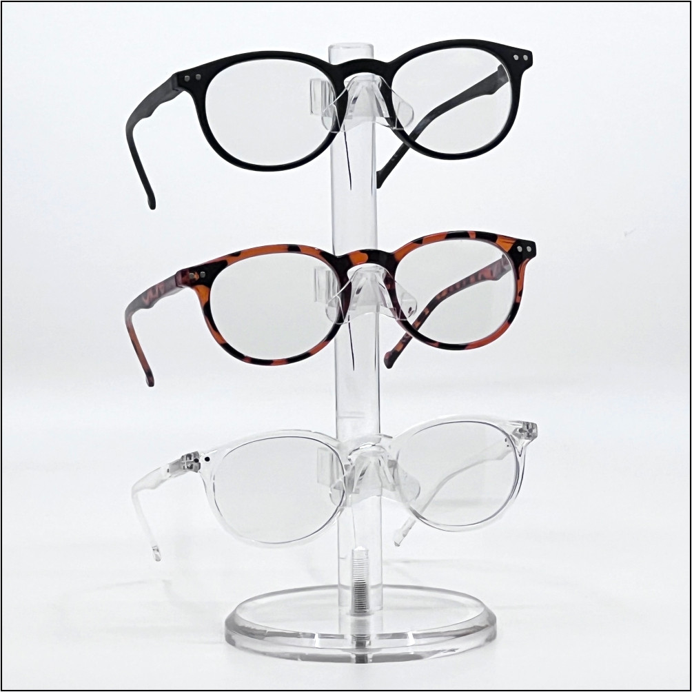 Optical Frame Risers with Triangular Clips (CN3)