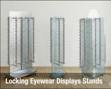 Locking Eyewear Displays Stands  - Industrial Look