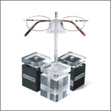 D5 - Acrylic Cubic Eyewear Display in Black or Cle