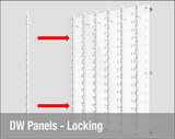 DW Locking Optical Display Panels