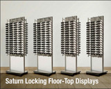Saturn Locking Floor-Top Optical Frame Displays