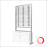 90 Frame Capacity ASIS DW Optical Frame Display Units with White Cabinet