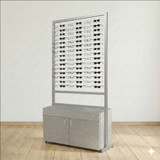 90 Frame Capacity ASIS DW Optical Frame Display Units with Silver Cabinet