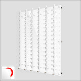 DW31-90F Locking Wall mount Acrylic Optical Display with Hardware- 47.5 inch (H).