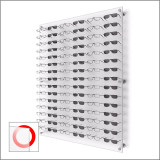 DW31-90F Open Wall mount Acrylic Optical Display with Hardware- 47.5 inch (H)