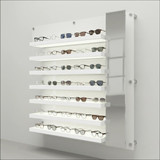DWL31-105 Top LED Optical Frame Display Shelves with Mirror