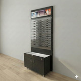 Lit Back Panels with Optional GlassTop  Optical Cabinets - For DW-31-90 Panels