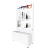 Lit Back Panels with Optional GlassTop  Optical Cabinets - For DW-31-105 Panels