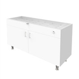 Single Large DW  Optical Cabinets for DW Panels - 47.5" Wide with Glasstop For DW-31-105 Panels