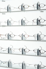 Backlit DW Wall Mount Optical Lockable Shelf Display  47.5" Wide