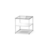Free-standing display elements with glass top CR-SET SF-TG 01