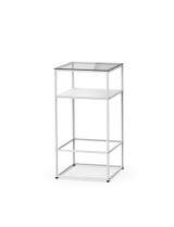 Free-standing display elements with glass top CR-SET SF-TG 03