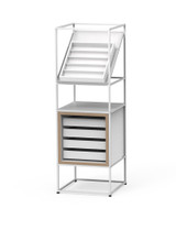 Room furniture with inclined shelves CR-SET SR-CD-ASM 04