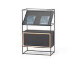 Room furniture with inclined shelves CR-SET SR-CD-ASM 2