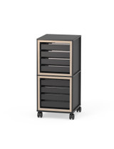 Trolleys with trays CR-SET TR-CD 02