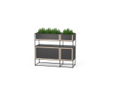 storage with planter boxes CR-SET SR-CD-PB 05