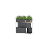 CAROLINE storage space with planter boxes CR-SET- SB-CD-PBD-FW 09