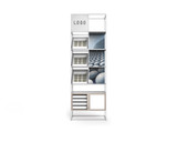 CAROLINE Wall Display with doors CR-SET WP-TE-GB-GPM 08