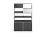 CAROLINE Wall Display with doors CR-SET WP-CD-DK-FW-S 01