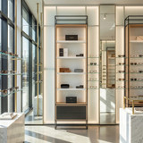 CAROLINE Wall Display with Drawers CR-SET WP-CD-STRIPE 08