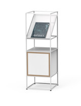 CAROLINE mid-room furniture with inclined shelves CR-SET SR-CD-ASM - 01