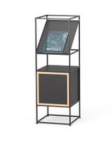 CAROLINE mid-room furniture with inclined shelves CR-SET SR-CD-ASM - 01