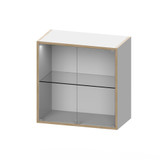 CR-CD 2-2H/19 GT Corpus with glass door, double, double height