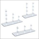 Triangular-Clips Optical Frame Display Risers