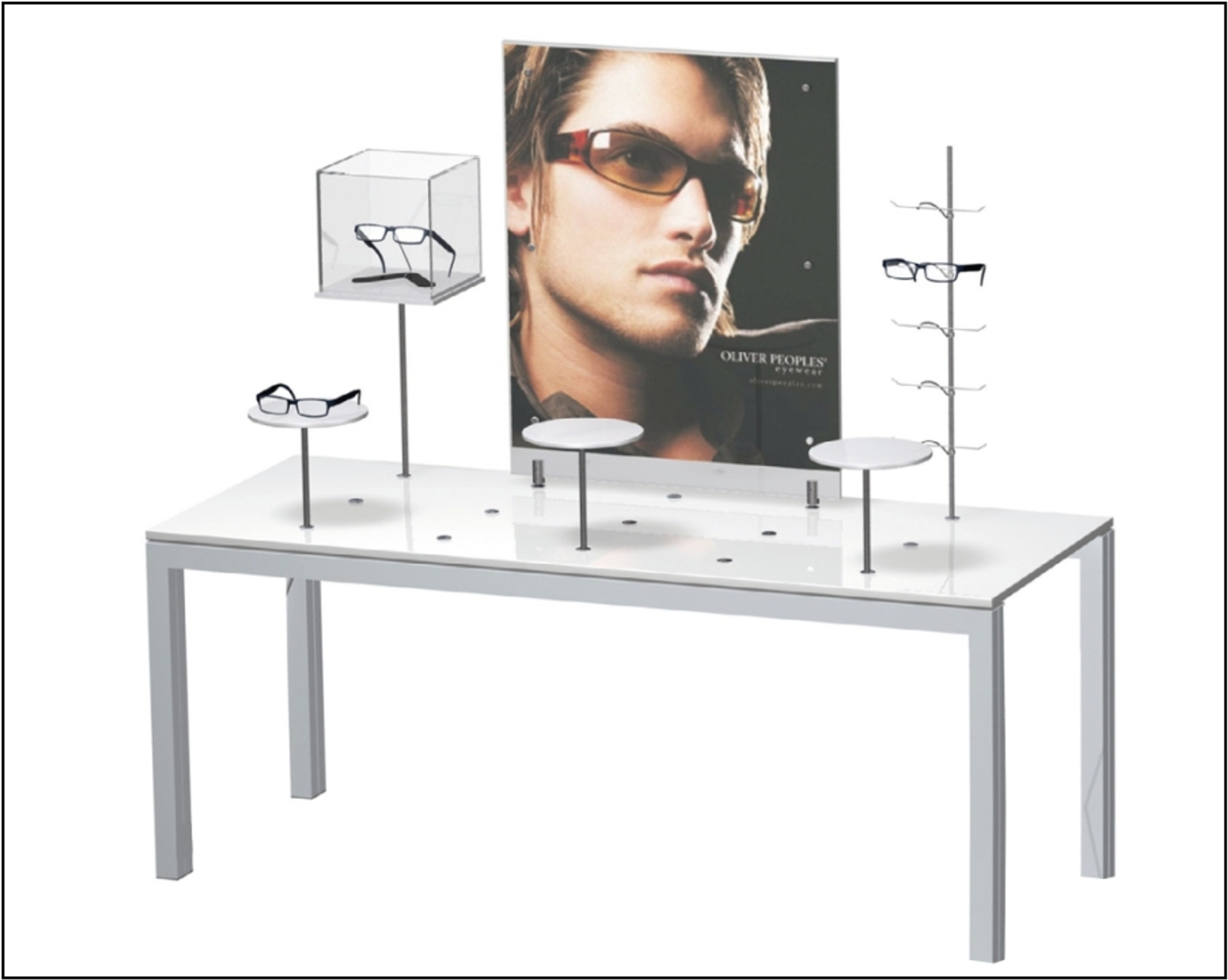 P.O.S. Optical Frame Display Presentation Element