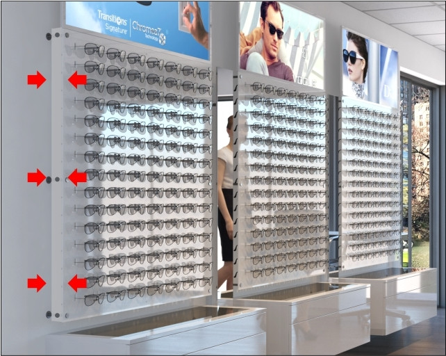 DW Optical Display Panels Furniture & Accessories – CNS Frame Displays