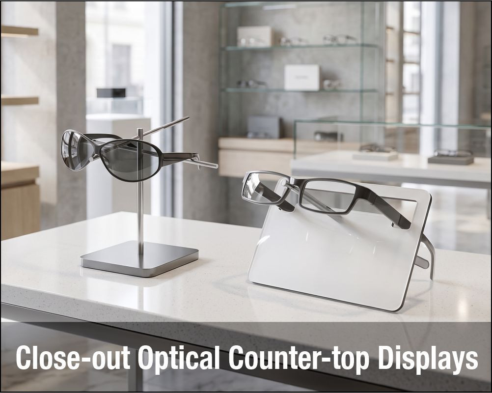 Close-Out Optical Displays | Optical Display Overstock Sale
