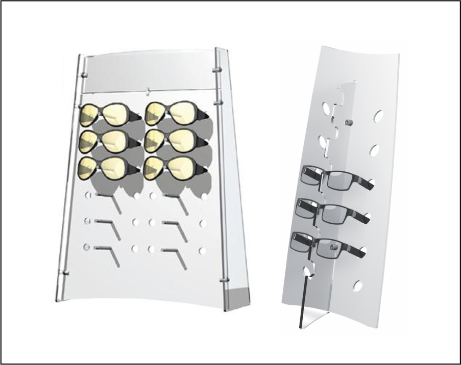 Optical Frame Risers & Displays - 6 to 12 Frames
