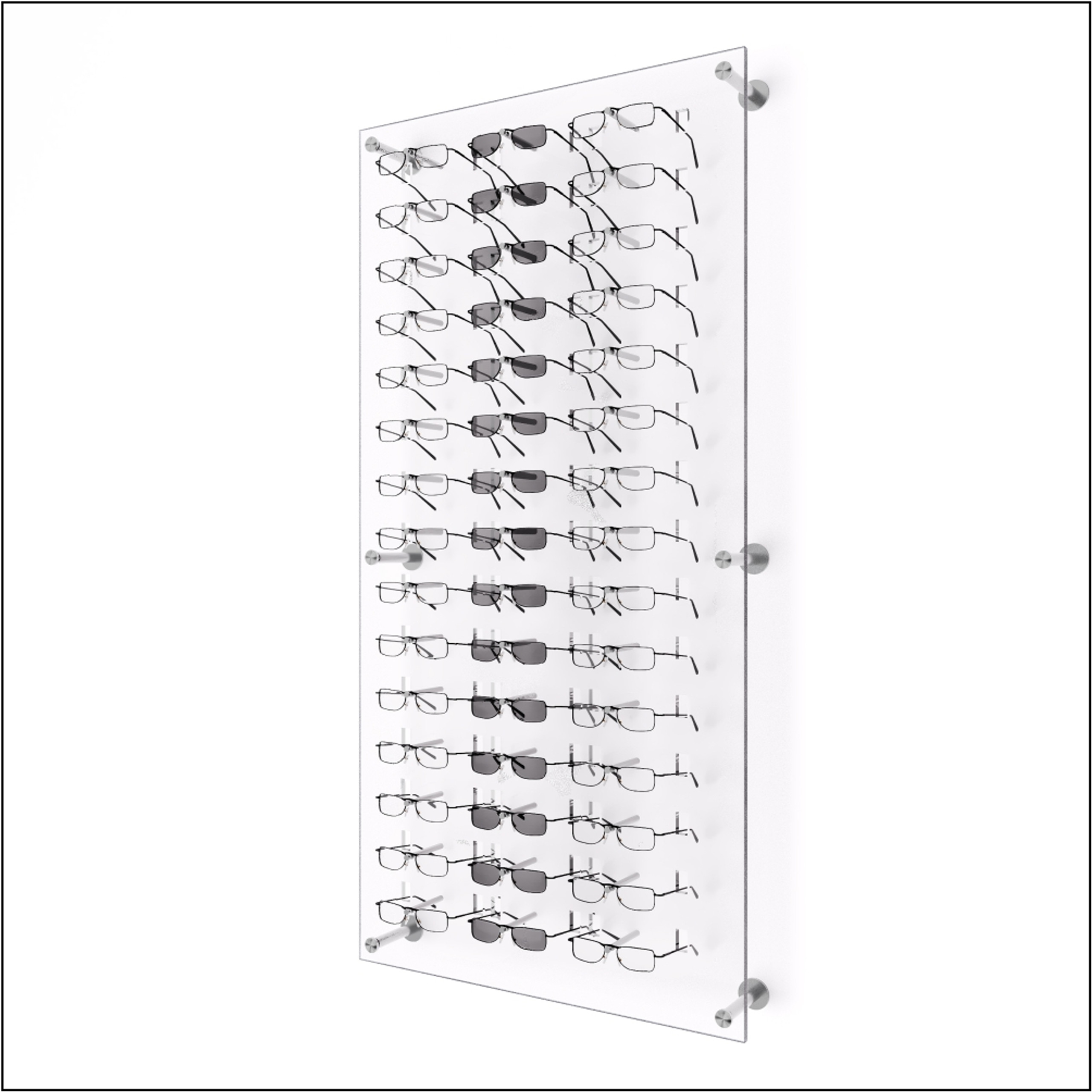 WallMount Optical Display Acrylic Frame Board 47.5 inch (H) DWL.31