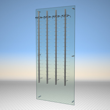 AP-9-20 Acrylic Sunglass & Optical Display Panel -  35.45" x 78.75"