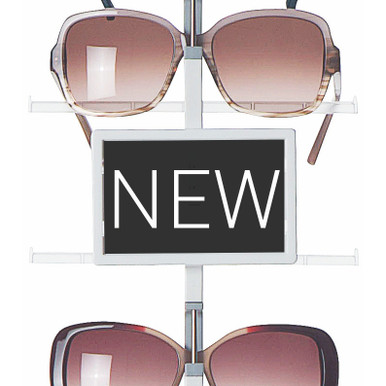 Alumina free-position logo holder - Alumina Optical Frame Display Rods.