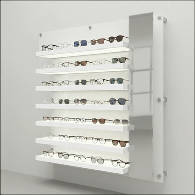 DWL31-105 Top LED Optical Frame Display Shelves with Mirror