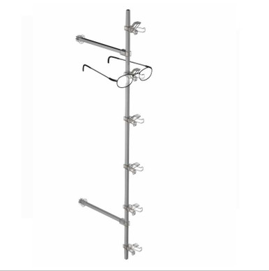 Poly Carbonate Vertical Clip Optical Frame Display  System