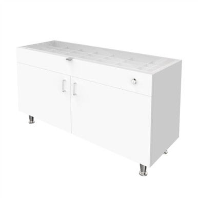 Single Large DW  Optical Cabinets for DW Panels - 47.5" Wide with Glasstop For DW-31-105 Panels