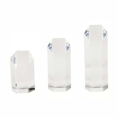 D38 Countertop Clear Hexagonal  Optical Frame Display