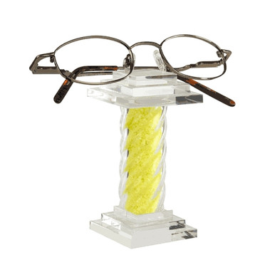 d51.YLW - Acrylic Pillar Display in Yellow Perfect as a Sunglass or Optical Frame Display
