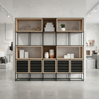 CAROLINE SHELVING-SET RS-TE-GPM 09