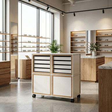 Trolleys with trays CR-SET TR-CD 10
