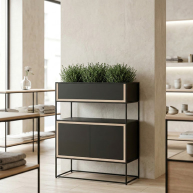 storage with planter boxes CR-SET SR-CD-PB 02