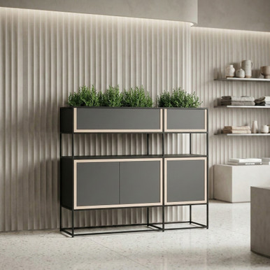 storage with planter boxes CR-SET SR-CD-PB 05