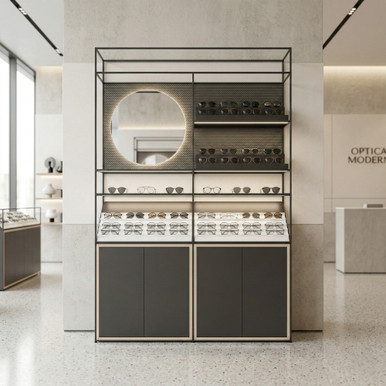 CAROLINE Wall Display with doors CR-SET WP-CD-DK-ASM-S 02