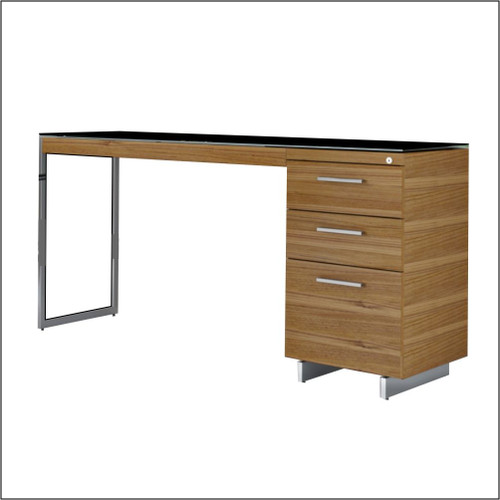 6112 Optical Dispensing Table - CHARCOAL / SATIN NICKEL